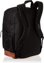 JanSport Cool Student Backpack for College Students, Teens, with 15-inch Laptop Sleeve, Black - Large Computer Bag Rucksack with 2 Compartments, Ergonomic Straps - Bookbag for Men, Women - Image 2